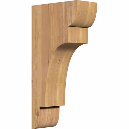 Ekena Millwork New Brighton Smooth Corbel, Western Red Cedar, 5 1/2"W x 12"D x 24"H COR06X12X24NEB00SWR